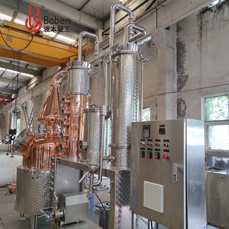 500-Liter Reflux Column Pot Still For Sale - Electric Heated